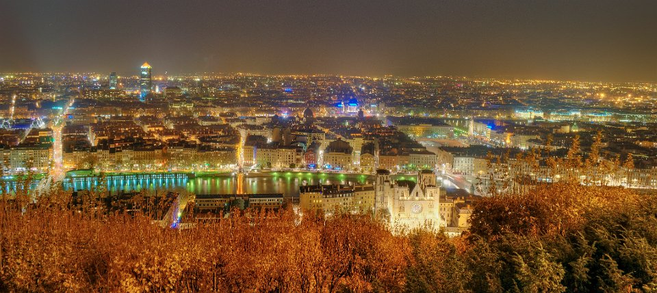 Lyon by night